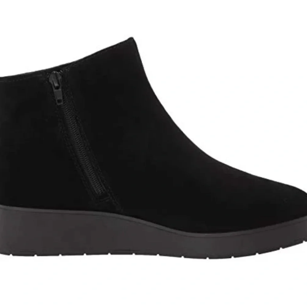 Lucky Brand Karmeya suede wedge bootie 8M - Picture 5 of 8